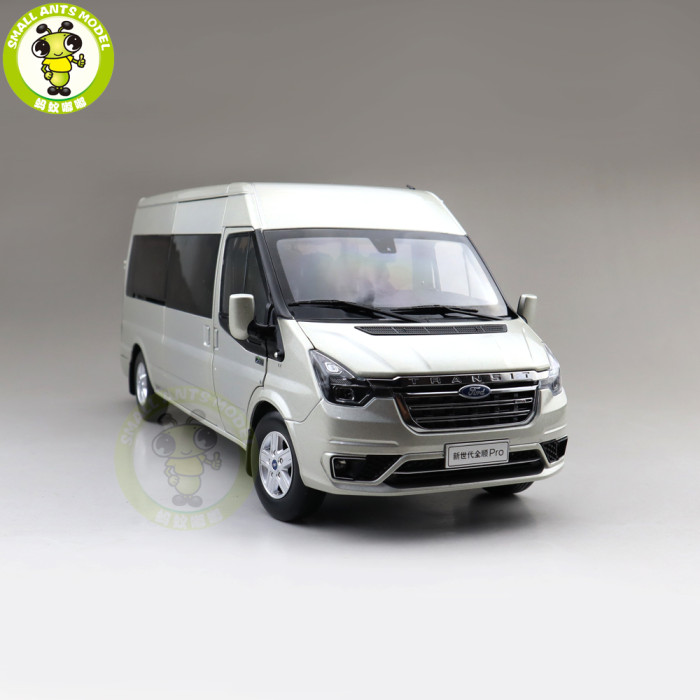 1/18 Ford Transit PRO With Lights Van Cargo MPV Diecast Model Car Toys Boys Girls Gifts
