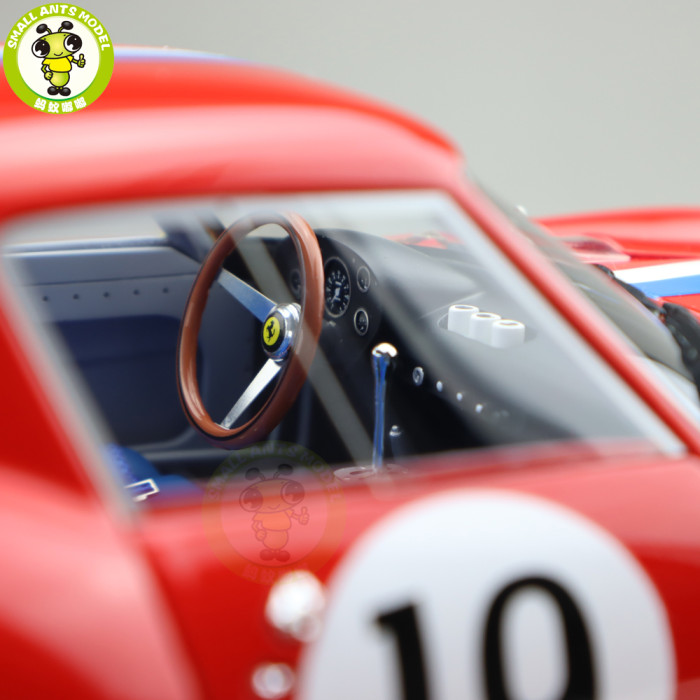 1/18 Ferrari 250 GTO 1962 LeMans No.19 Handmade Resin Model Toys Car Collection