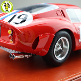 1/18 Ferrari 250 GTO 1962 LeMans No.19 Handmade Resin Model Toys Car Collection