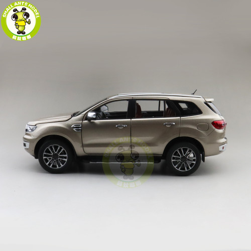 1/18 China Ford Everest 2019 SUV Form Ranger Diecast Sacle Model Car Toys