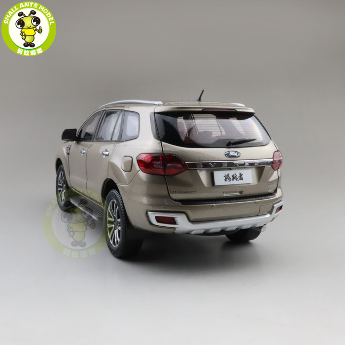 1/18 China Ford Everest 2019 SUV Form Ranger Diecast Sacle Model Car Toys
