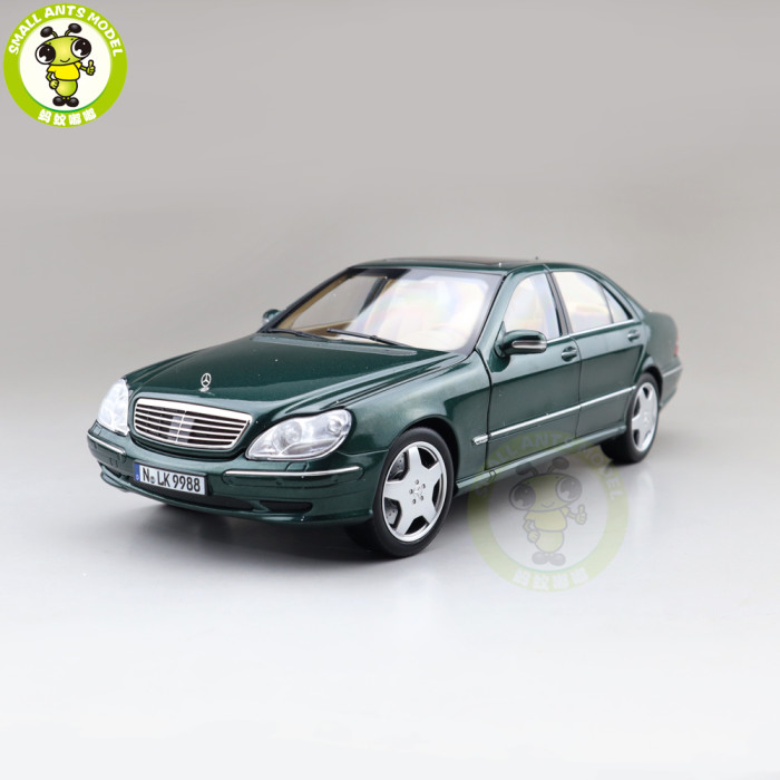 1/18 Mercedes Benz S600 1998 S CLASS W220 Norev Diecast Metal Toys Car Model Boys Girls Gifts