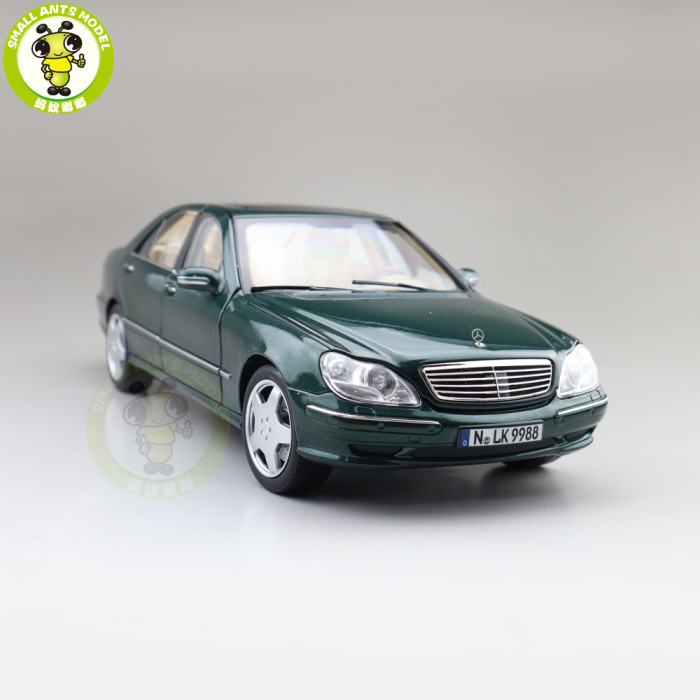 1/18 Mercedes Benz S600 1998 S CLASS W220 Norev Diecast Metal Toys Car Model Boys Girls Gifts