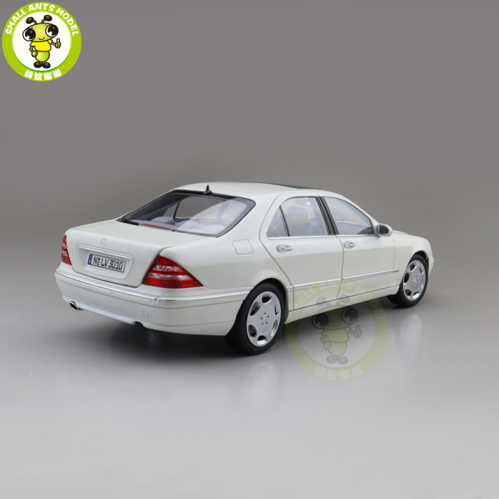 1/18 Mercedes Benz S600 1998 S CLASS W220 Norev Diecast Metal Toys Car Model Boys Girls Gifts