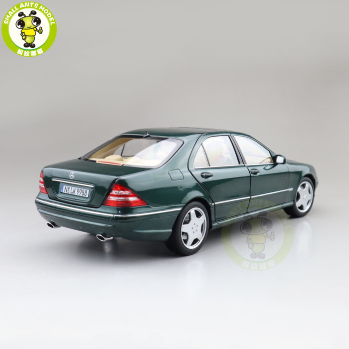 1/18 Mercedes Benz S600 1998 S CLASS W220 Norev Diecast Metal Toys Car Model Boys Girls Gifts