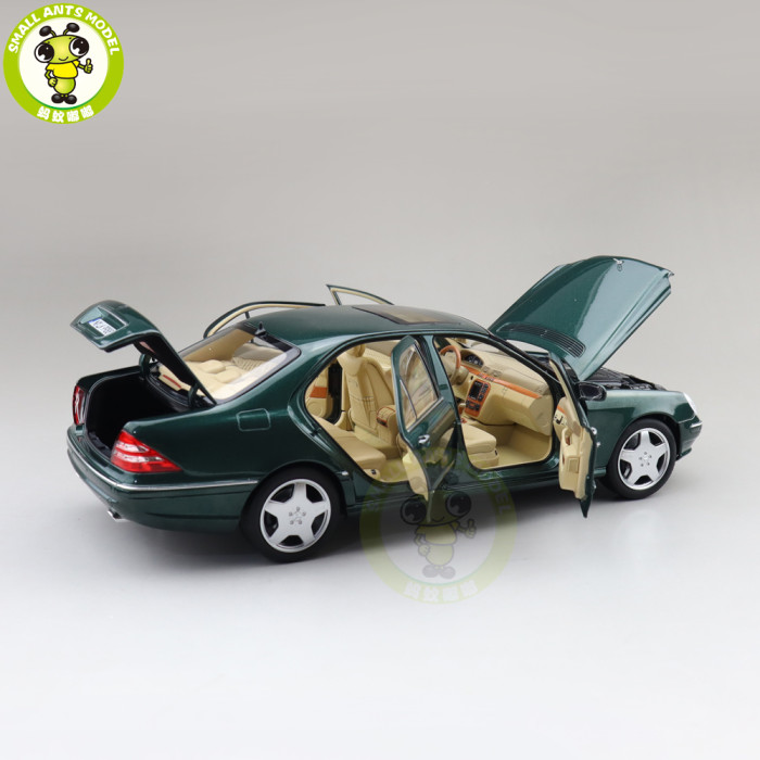 1/18 Mercedes Benz S600 1998 S CLASS W220 Norev Diecast Metal Toys Car Model Boys Girls Gifts