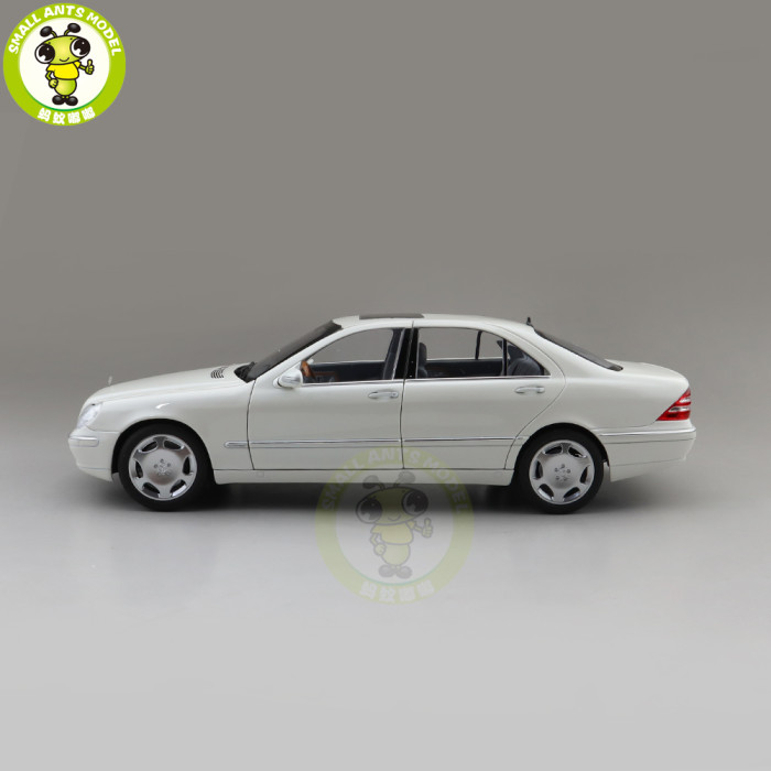 1/18 Mercedes Benz S600 1998 S CLASS W220 Norev Diecast Metal Toys Car Model Boys Girls Gifts
