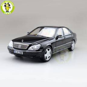 1/18 Mercedes Benz S600 1998 S CLASS W220 Norev Diecast Metal Toys Car Model Boys Girls Gifts