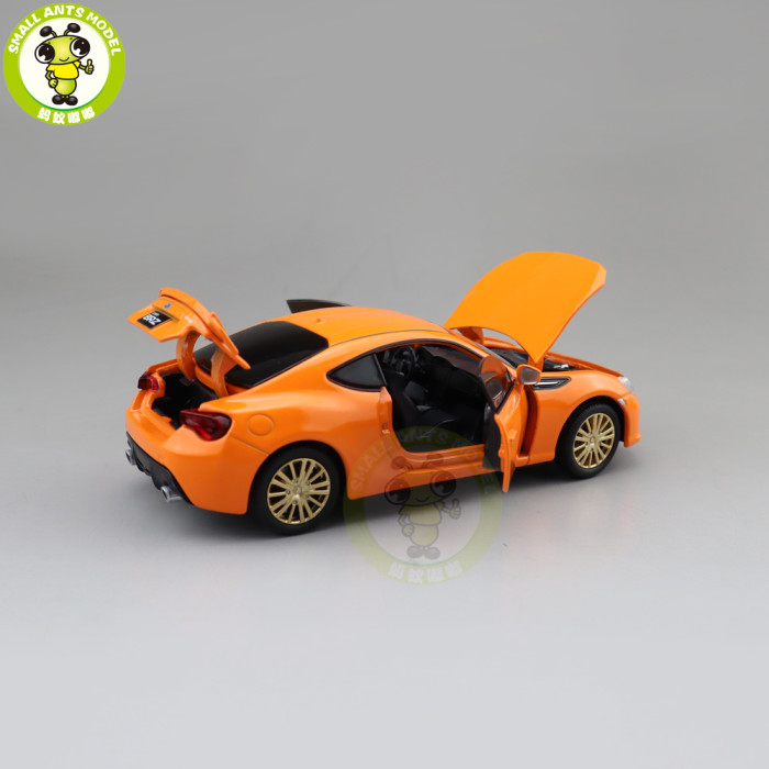 1/32 JKM Subaru BRZ Racing Car With Lights Diecast Model Toys Car Boys Girls Gifts