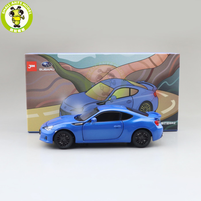 1/32 JKM Subaru BRZ Racing Car With Lights Diecast Model Toys Car Boys Girls Gifts