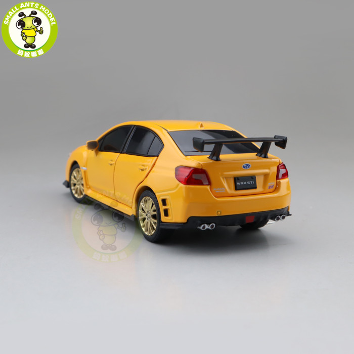 1/32 JKM Subaru WRX STI With Lights Diecast Model Toys Car Boys Girls Gifts