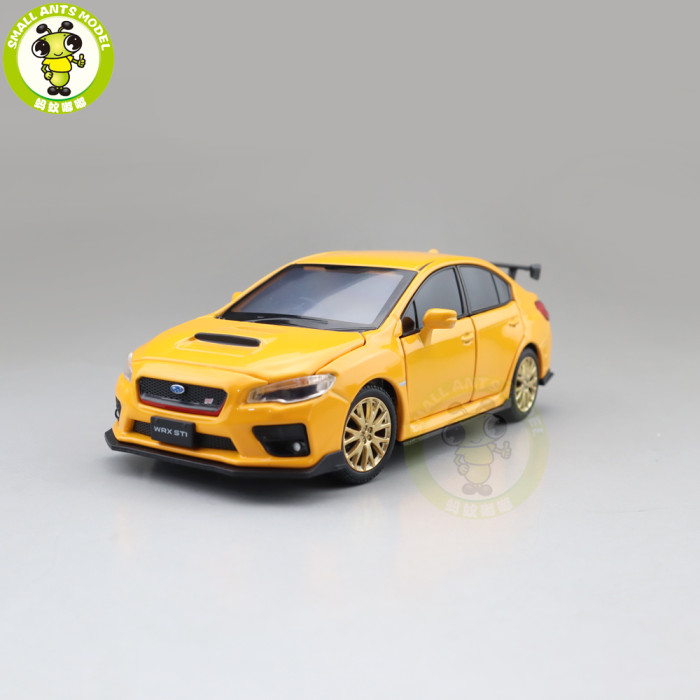 1/32 JKM Subaru WRX STI With Lights Diecast Model Toys Car Boys Girls Gifts