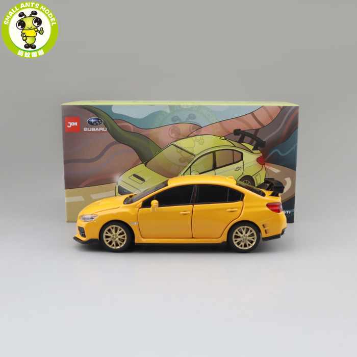 1/32 JKM Subaru WRX STI With Lights Diecast Model Toys Car Boys Girls Gifts