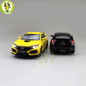 1/32 JKM HONDA CIVIC FK8 TYPE R Sound Light Diecast Model Toys Car Boys Girls Gifts