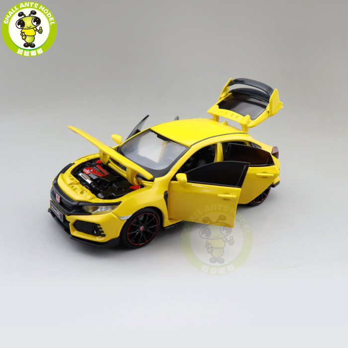 1/32 JKM HONDA CIVIC FK8 TYPE R Sound Light Diecast Model Toys Car Boys Girls Gifts