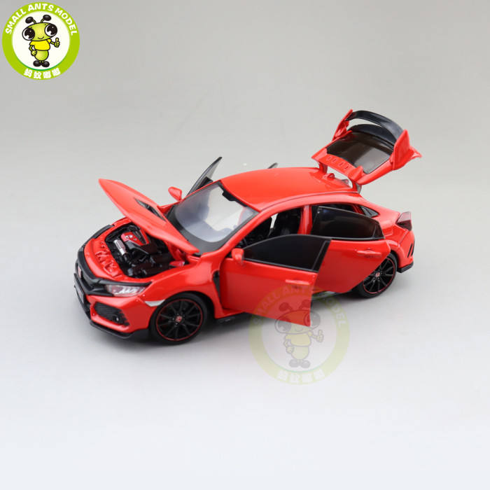 1/32 JKM HONDA CIVIC FK8 TYPE R Sound Light Diecast Model Toys Car Boys Girls Gifts