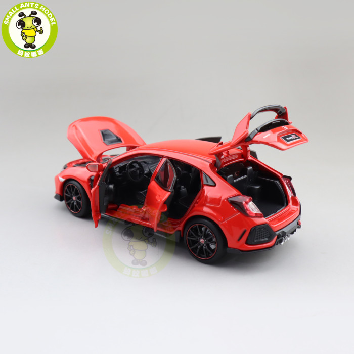 1/32 JKM HONDA CIVIC FK8 TYPE R Sound Light Diecast Model Toys Car Boys Girls Gifts