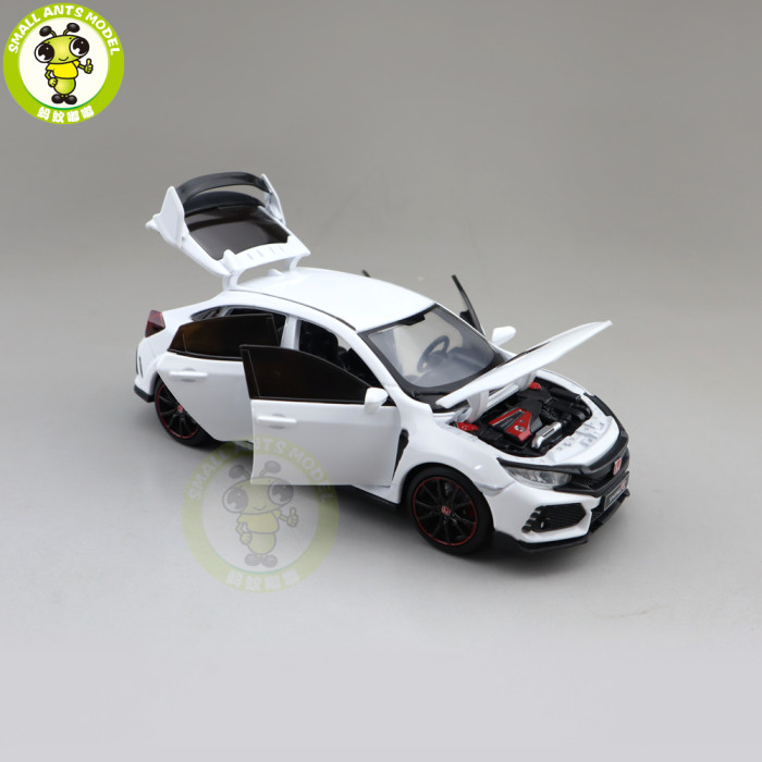 1/32 JKM HONDA CIVIC FK8 TYPE R Sound Light Diecast Model Toys Car Boys Girls Gifts