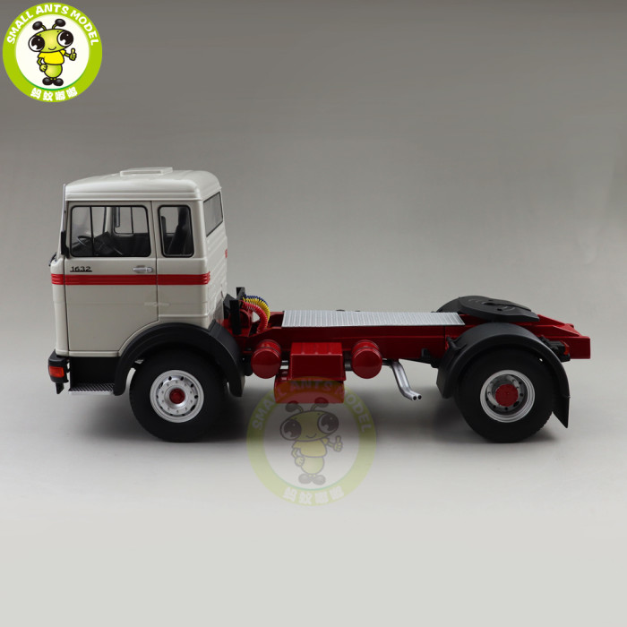 1/18 ROAD KINGS KK Benz Lps 1632 Tractor Truck 1969 Diecast Model Car Toy Gifts