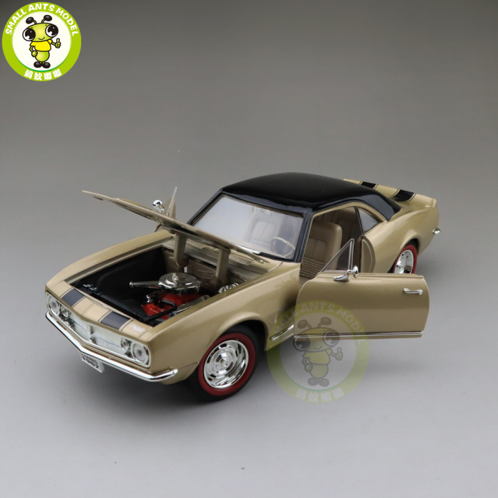 1/18 1967 Chevrolet CAMARO Z28 Road Signature Diecast Model Car Toys Boys Girls Gift