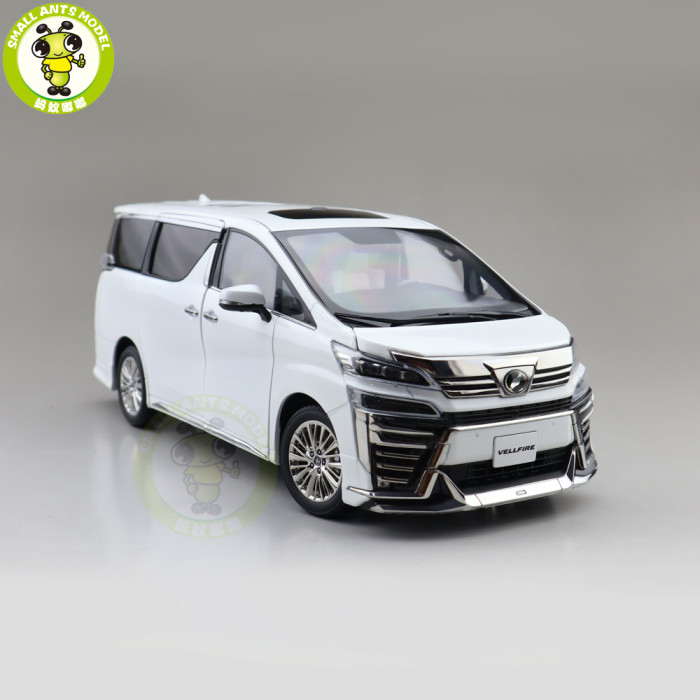 1/18 KENGFAI Toyota Vellfire MPV LHD And RHD Diecast Model Toys Car Adult Gifts White