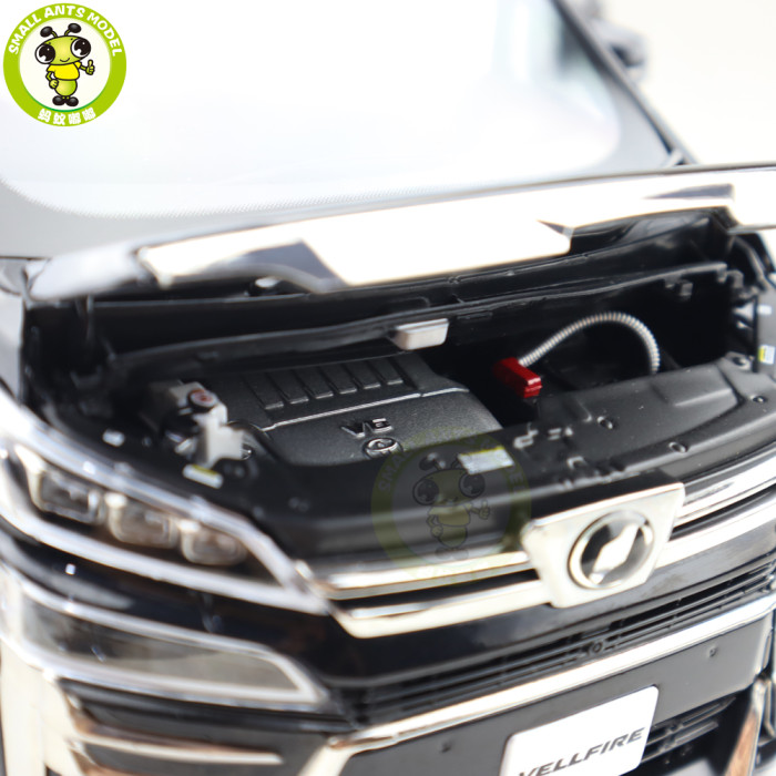 1/18 KENGFAI Toyota Vellfire MPV LHD And RHD Diecast Model Toys Car Adult Gifts Black