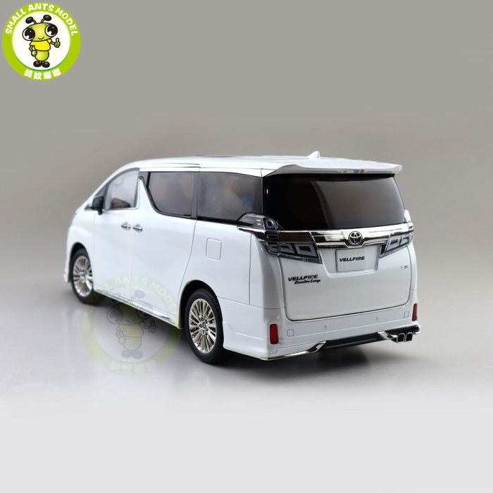 1/18 KENGFAI Toyota Vellfire MPV LHD And RHD Diecast Model Toys Car Adult Gifts White