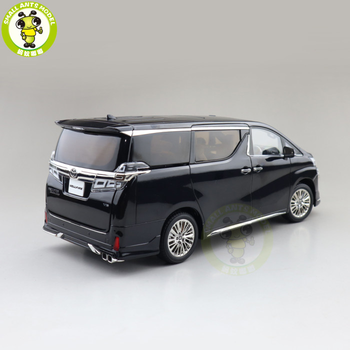 1/18 KENGFAI Toyota Vellfire MPV LHD And RHD Diecast Model Toys Car Adult Gifts Black