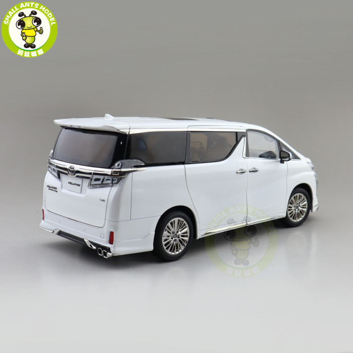 1/18 KENGFAI Toyota Vellfire MPV LHD And RHD Diecast Model Toys Car Adult Gifts White