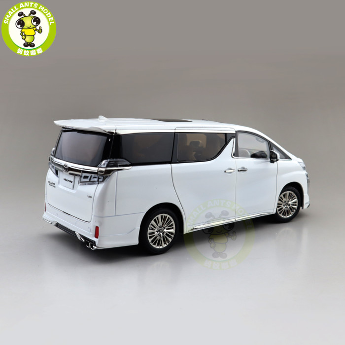 1/18 KENGFAI Toyota Vellfire MPV LHD And RHD Diecast Model Toys Car Adult Gifts White
