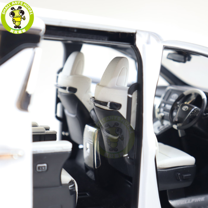 1/18 KENGFAI Toyota Vellfire MPV LHD And RHD Diecast Model Toys Car Adult Gifts White