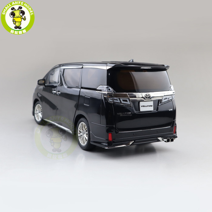 1/18 KENGFAI Toyota Vellfire MPV LHD And RHD Diecast Model Toys Car Adult Gifts Black