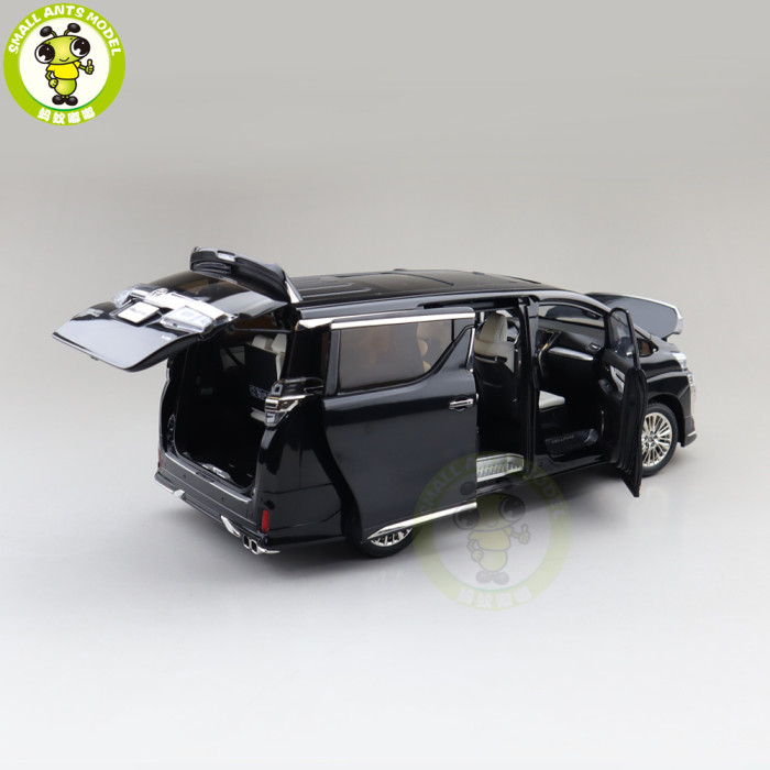 1/18 KENGFAI Toyota Vellfire MPV LHD And RHD Diecast Model Toys Car Adult Gifts Black