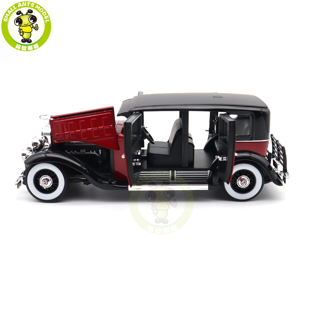 1/18 US GM Cadillac V16 1930 Diecast Model Toys Car Boys Girls