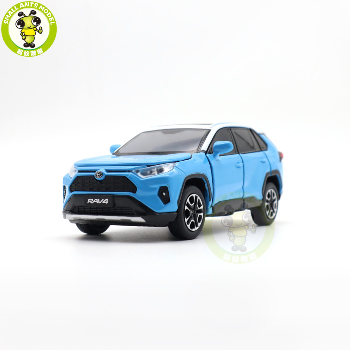 1/32 JKM TOYOTA RAV4 RAV 4 Sound Light Diecast Model Toys Car Boys Girls Gifts