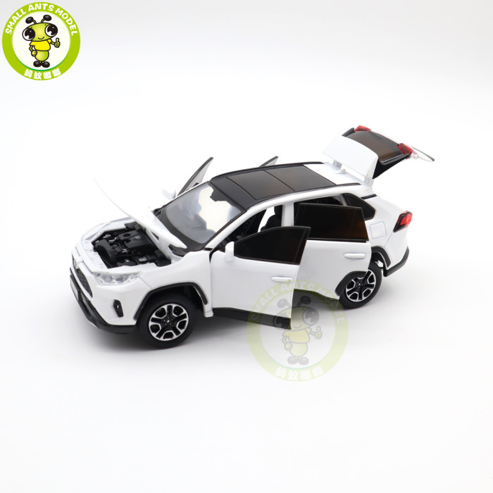 1/32 JKM TOYOTA RAV4 RAV 4 Sound Light Diecast Model Toys Car Boys Girls Gifts