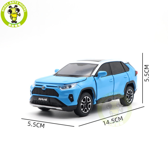 1/32 JKM TOYOTA RAV4 RAV 4 Sound Light Diecast Model Toys Car Boys Girls Gifts