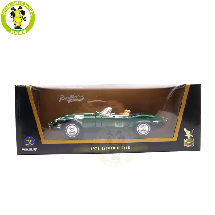 1/18 1971 Jaguar E-TYPE Roadster Road Signature Diecast Model Car Toys Gifts