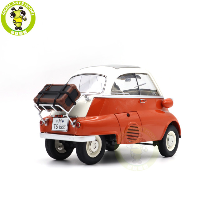 1/12 BMW ISETTA KENGFAI Diecast Model Car Toys Boys Girls Gifts