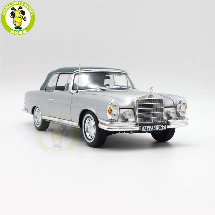 1/18 Mercedes Benz 280SE Cabriolet 1969 Norev 183761 Diecast Model Toys Car Boys Girls Gifts