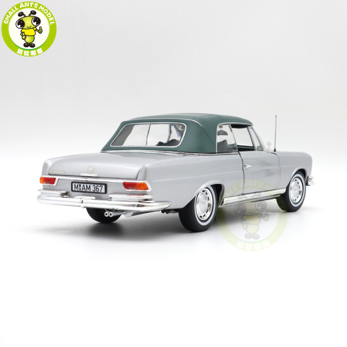 1/18 Mercedes Benz 280SE Cabriolet 1969 Norev 183761 Diecast Model Toys Car Boys Girls Gifts