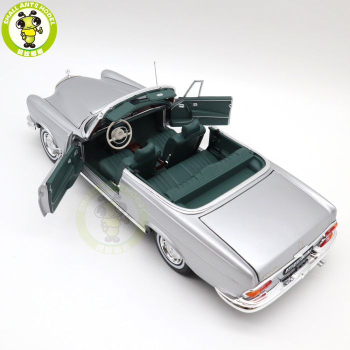 1/18 Mercedes Benz 280SE Cabriolet 1969 Norev 183761 Diecast Model Toys Car Boys Girls Gifts