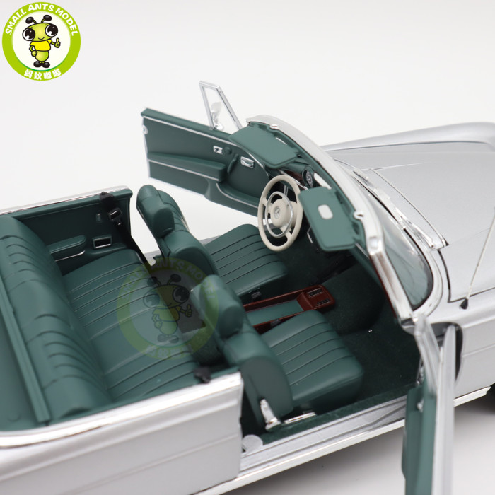 1/18 Mercedes Benz 280SE Cabriolet 1969 Norev 183761 Diecast Model Toys Car Boys Girls Gifts