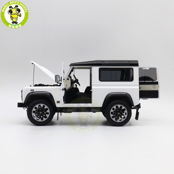 1/18 LCD Land Rover Defender 90 Works V8 70th 2017 Diecast Model Car Toys Boys Girls Gifts