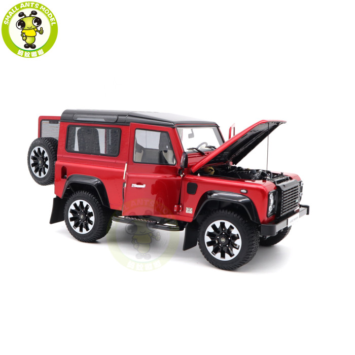 1/18 LCD Land Rover Defender 90 Works V8 70th 2017 Diecast Model Car Toys Boys Girls Gifts