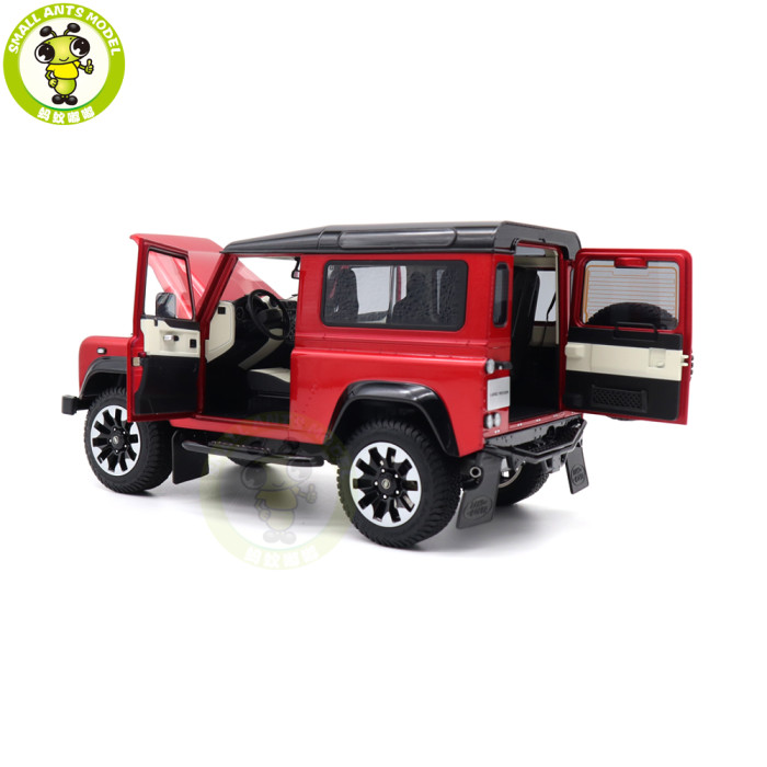 1/18 LCD Land Rover Defender 90 Works V8 70th 2017 Diecast Model Car Toys Boys Girls Gifts