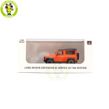 1/64 LCD Land Rover Defender 90 Works V8 70th 2017 Diecast Model Toy Cars Gifts