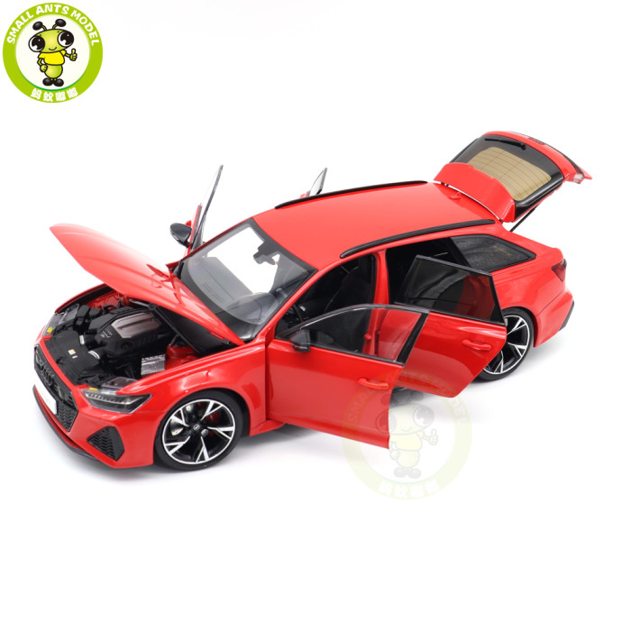 1/18 Audi RS 6 RS6 C8 Avant KILO WORKS Diecast Model Toy Cars Boys Girls Gifts