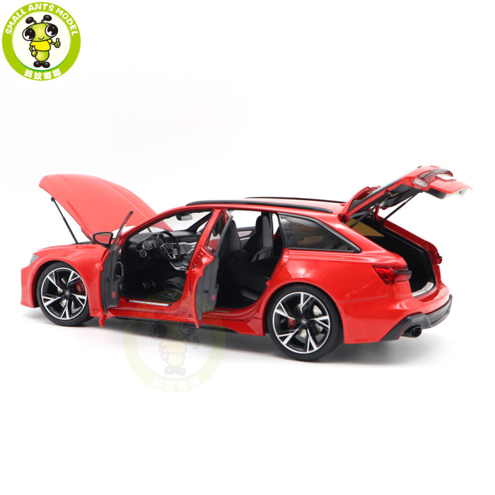 1/18 Audi RS 6 RS6 C8 Avant KILO WORKS Diecast Model Toy Cars Boys Girls Gifts