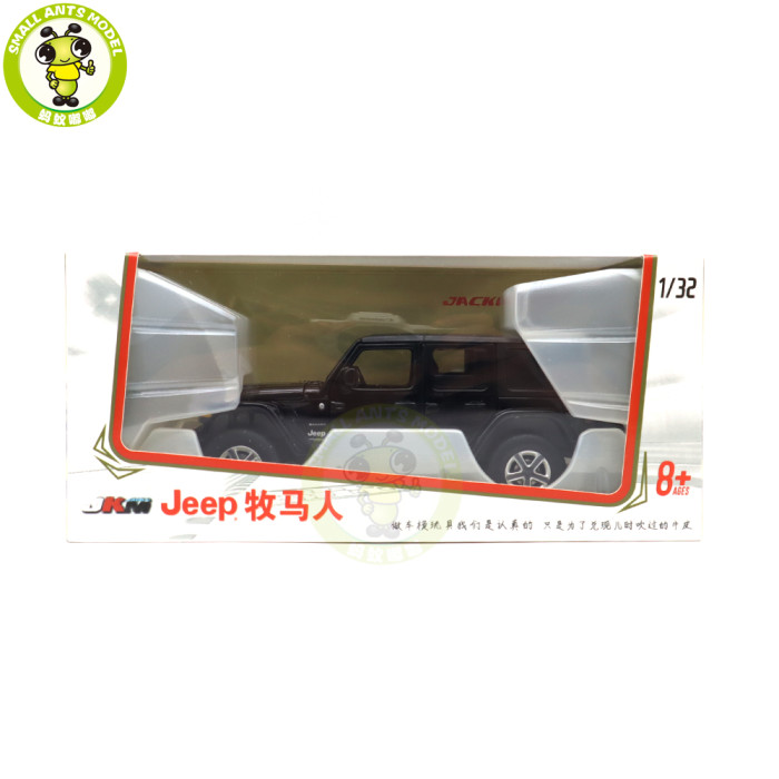 1/32 Jeep Wrangler 4 Doors JKM Jackiekim Diecast Model Car Toys Kids Gifts